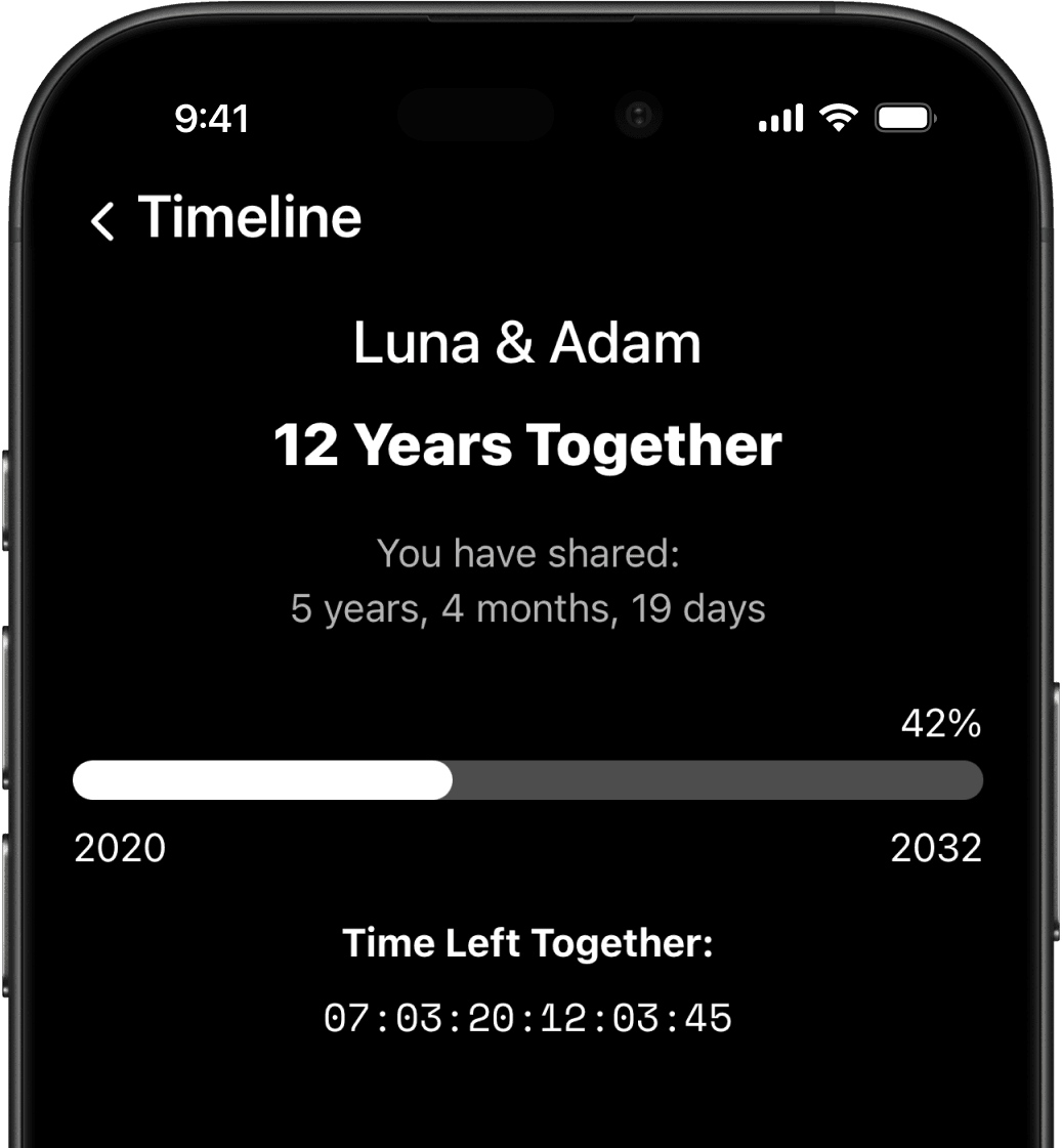 Moment app - Time Together feature